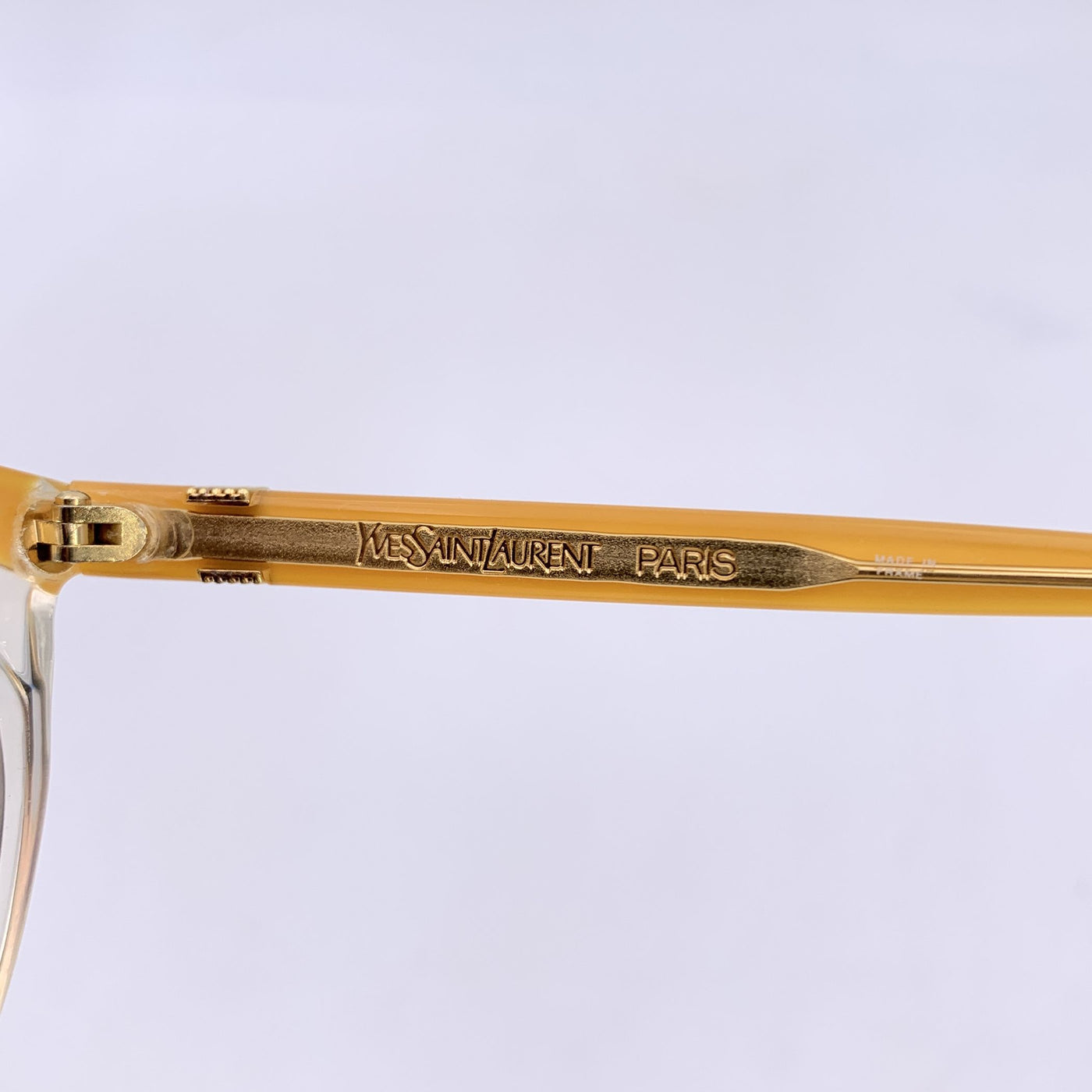 Yves Saint Laurent Vintage Yellow Sunglasses DANAOS 58/16 140mm