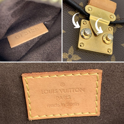 Louis Vuitton Monogram Canvas Pochette Metis Handbag Shoulder Bag