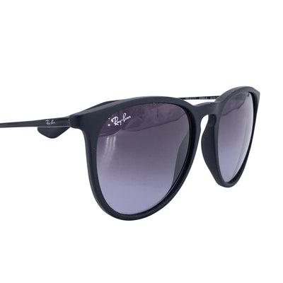 Ray-Ban Black Matte Rubber Unisex Sunglasses RB4171 Erika