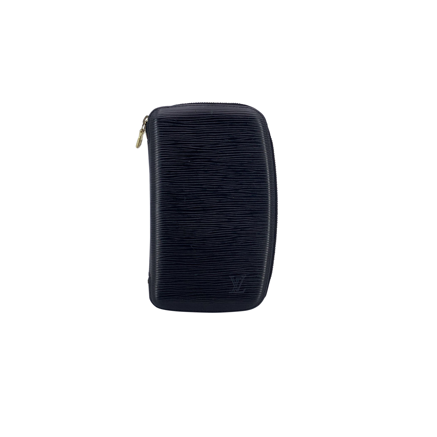 Louis Vuitton Black Epi Leather Geode Organizer Zippy Wallet