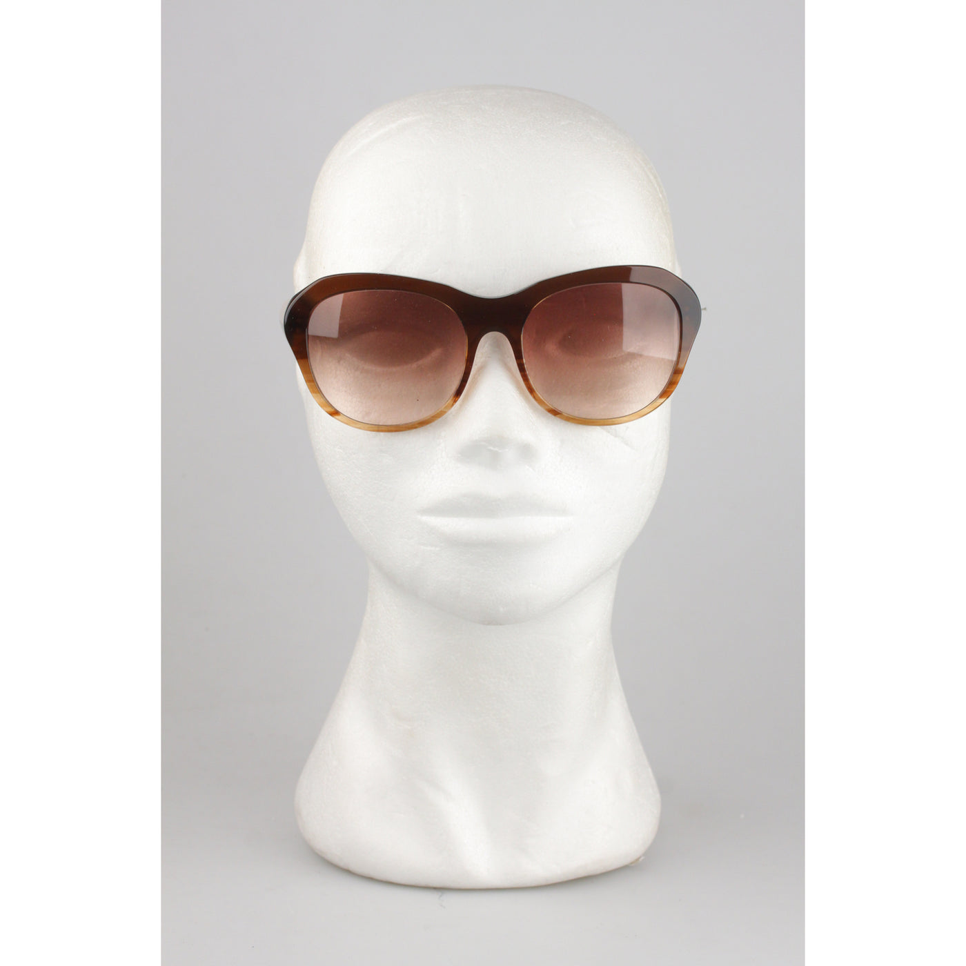 EM Brown Sunglasses Handmade in Italy Oversize Mod. Lucia 02 58mm