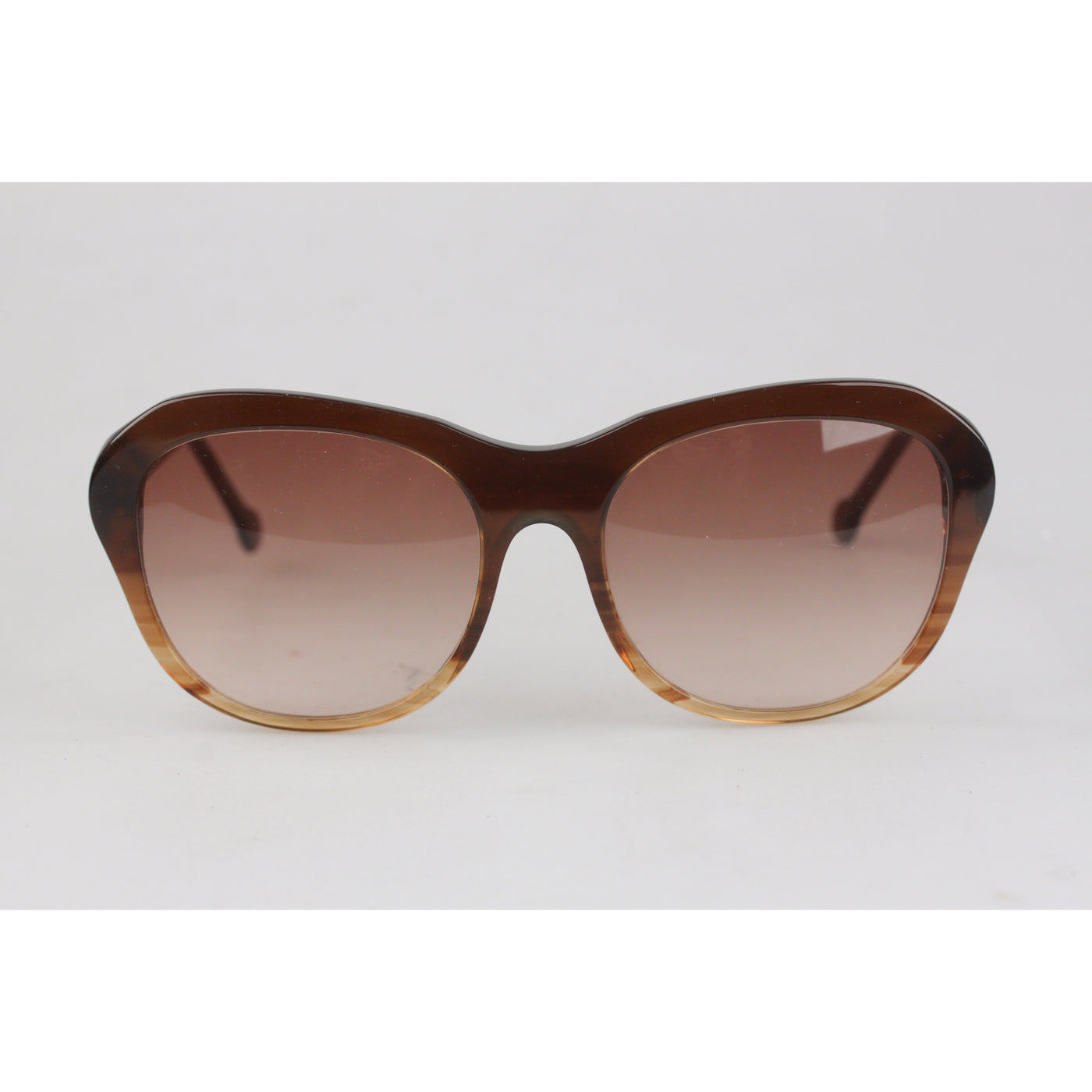 EM Brown Sunglasses Handmade in Italy Oversize Mod. Lucia 02 58mm