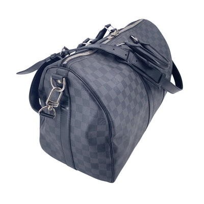 Louis Vuitton Damier Graphite Keepall Bandouliere 45 Travel Bag