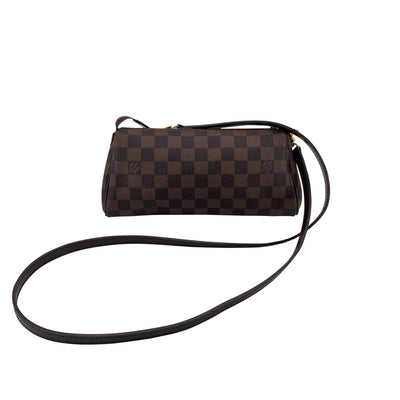 Louis Vuitton Damier Ebene Canvas Pochette Eva Shoulder Bag