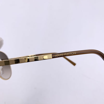 Louis Vuitton Gold Metal Altitude Aviator Z0339U Sunglasses 61/14