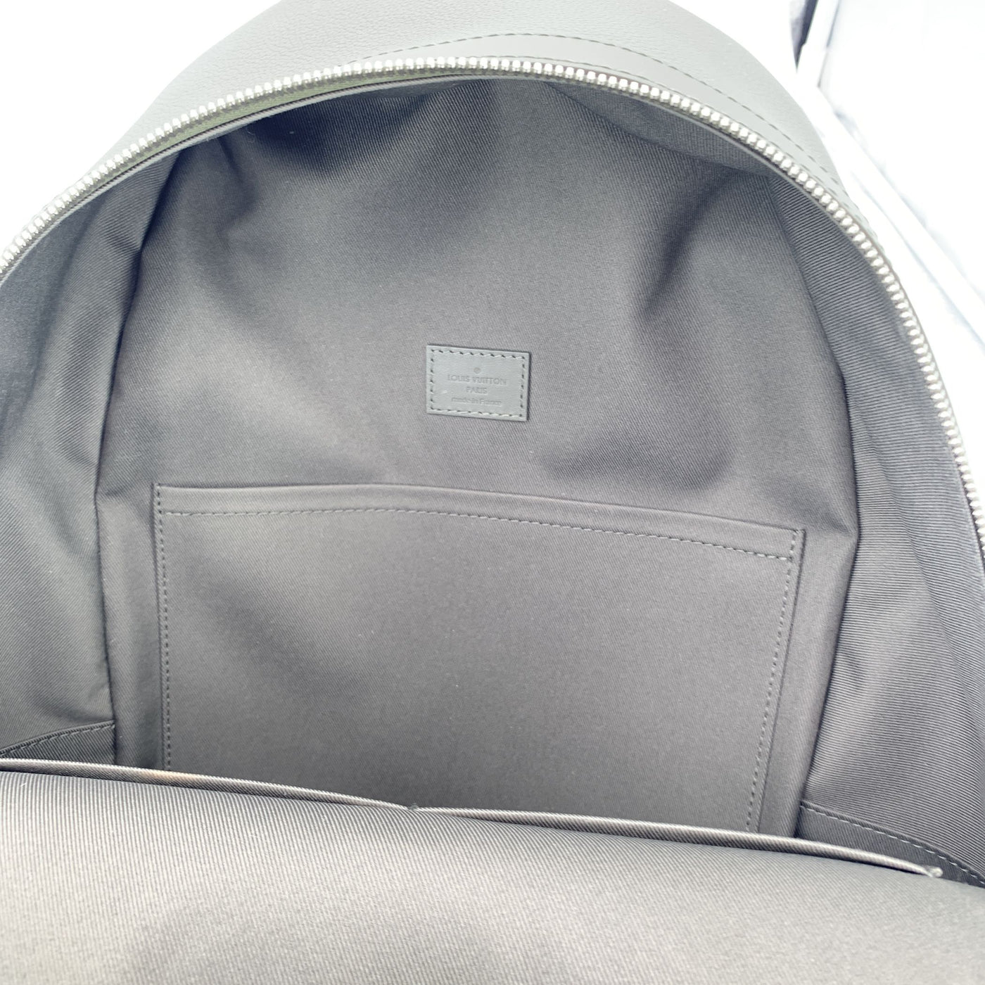 Louis Vuitton Grey LV Aerogram Leather Takeoff Backpack Bag