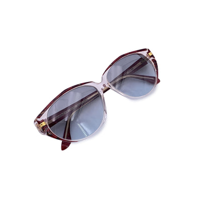 Givenchy Vintage Clear and Red Sunglasses G 017 57/13 135mm