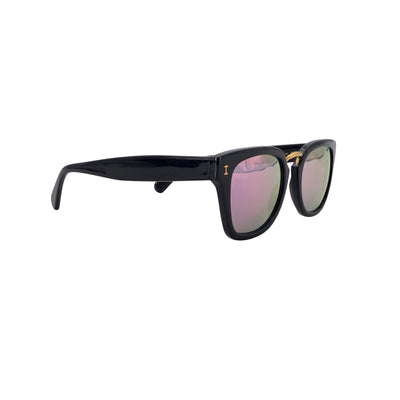 Illesteva Black Unisex Rectangle Sunglasses POSITANO 49/21 140 mm