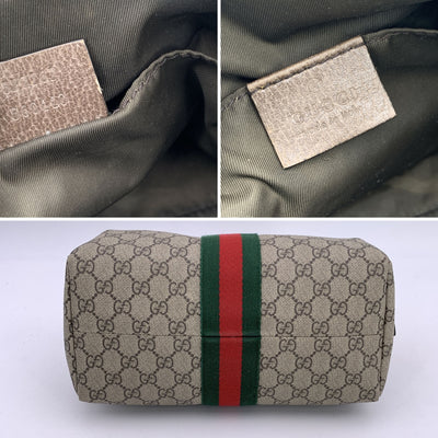 Gucci Vintage Monogram Canvas Ophidia Clutch Wash Cosmetic Bag