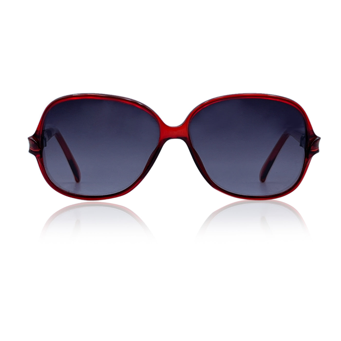 Terri Brogan Vintage Red Acetate Optyl 8635 52/11 Sunglasses