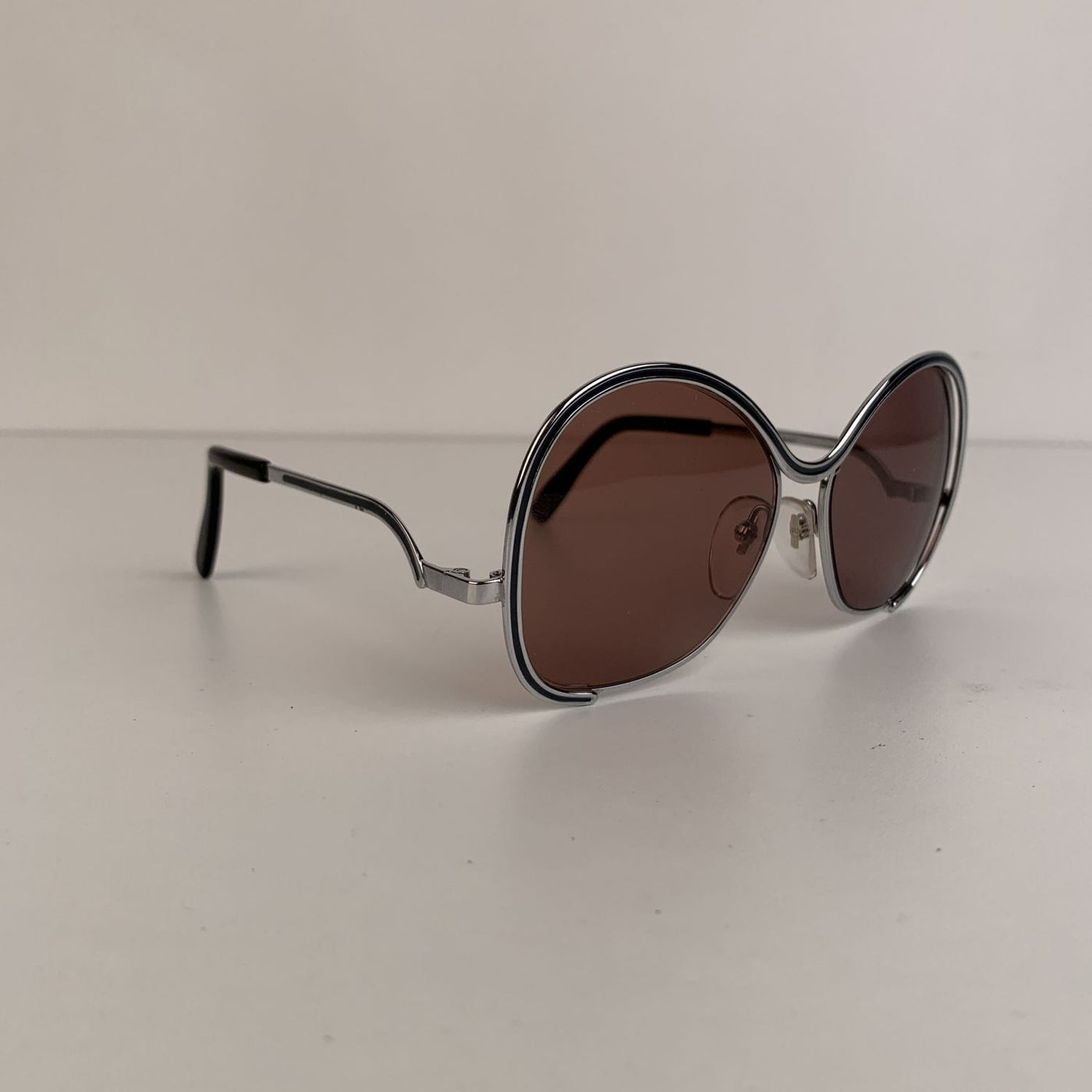 Silhouette Rare Vintage Silver Metal Sunglasses Mod. 431 55/13 130mm